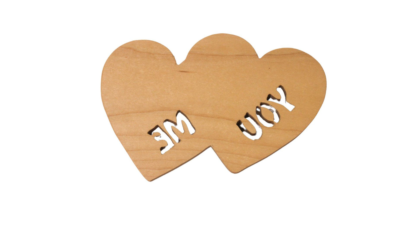 You/me double heart
