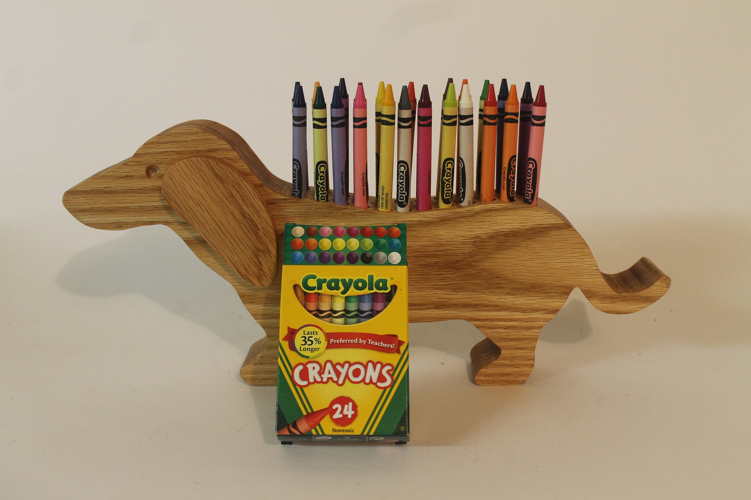 Wooden Fish Crayon Holder : Countryside Gifts, LLC