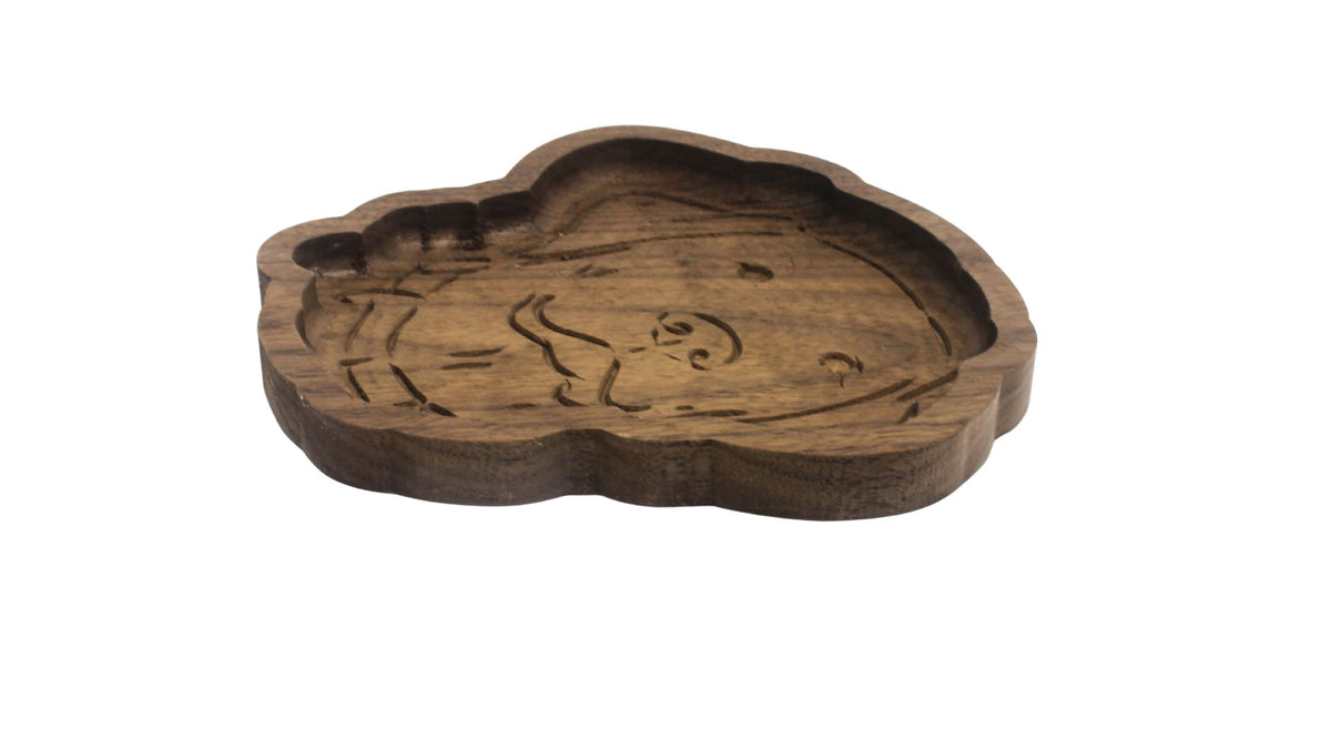 Walnut Dog-face Catchall Tray