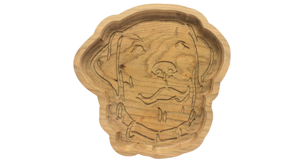 Cherry dog-face catchall tray