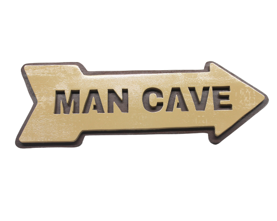 Man Cave (or Woman Cave) sign.