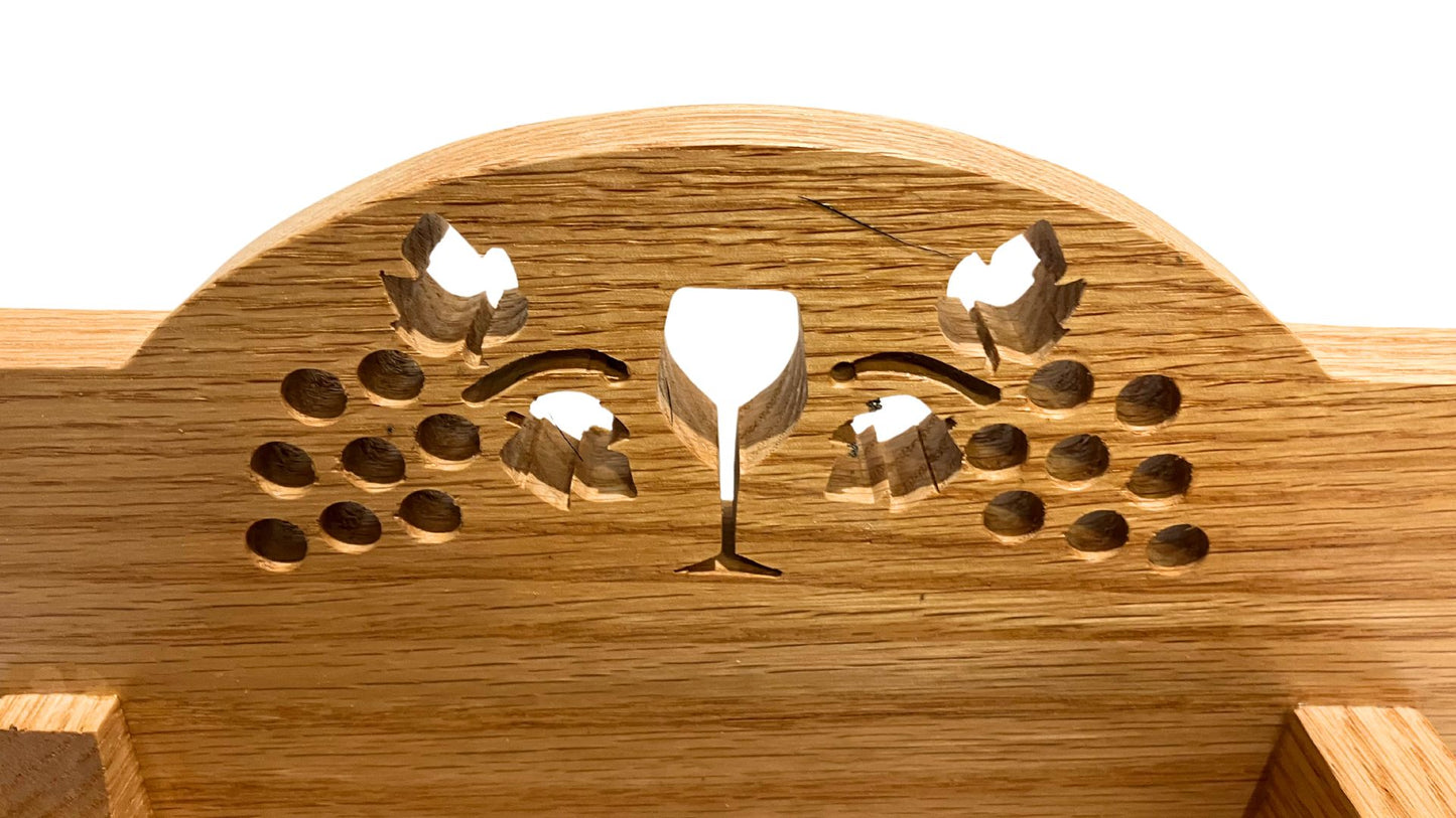 Wine bottle display for that special bottle of wine