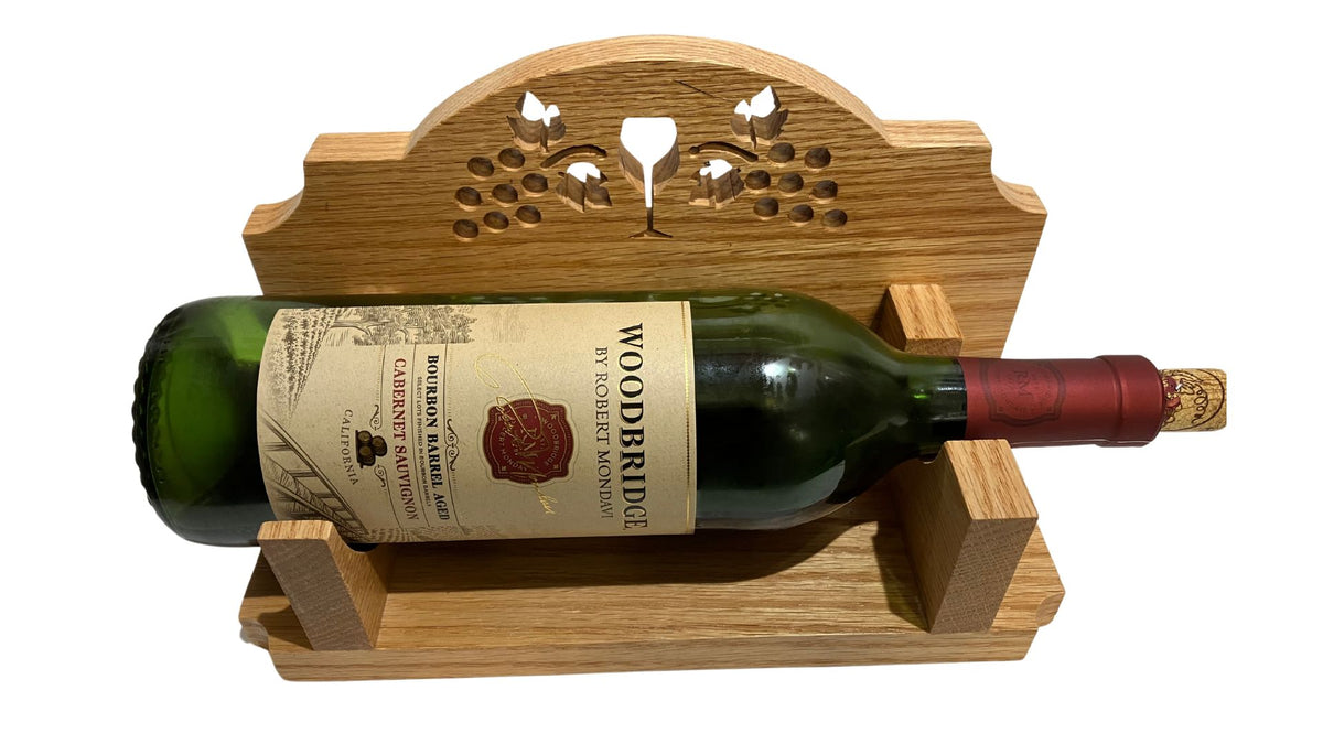 Wine bottle display for that special bottle of wine