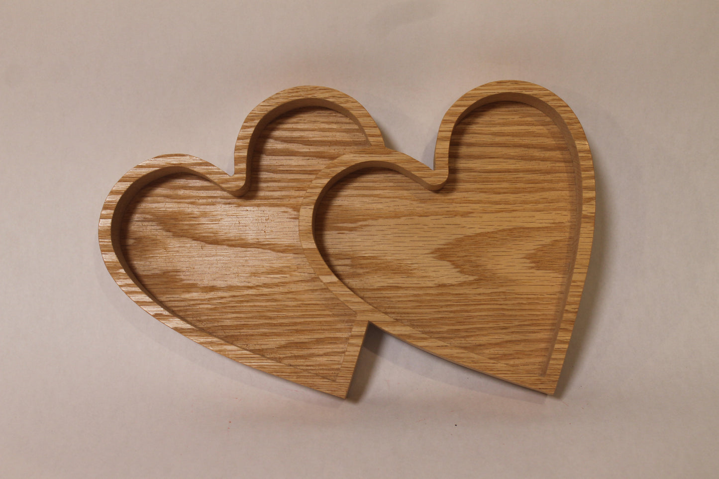Double heart tray to use as a candy dish or for a catchall