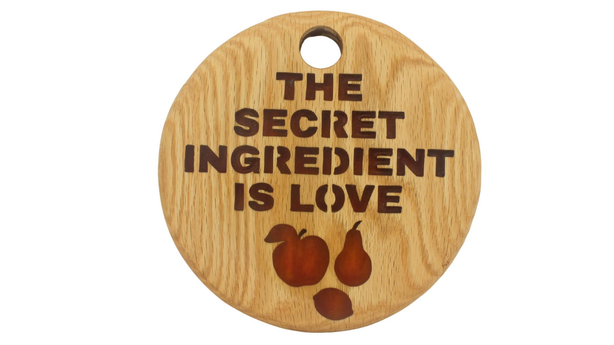 Secret Ingredient Is Love trivet/cutting board