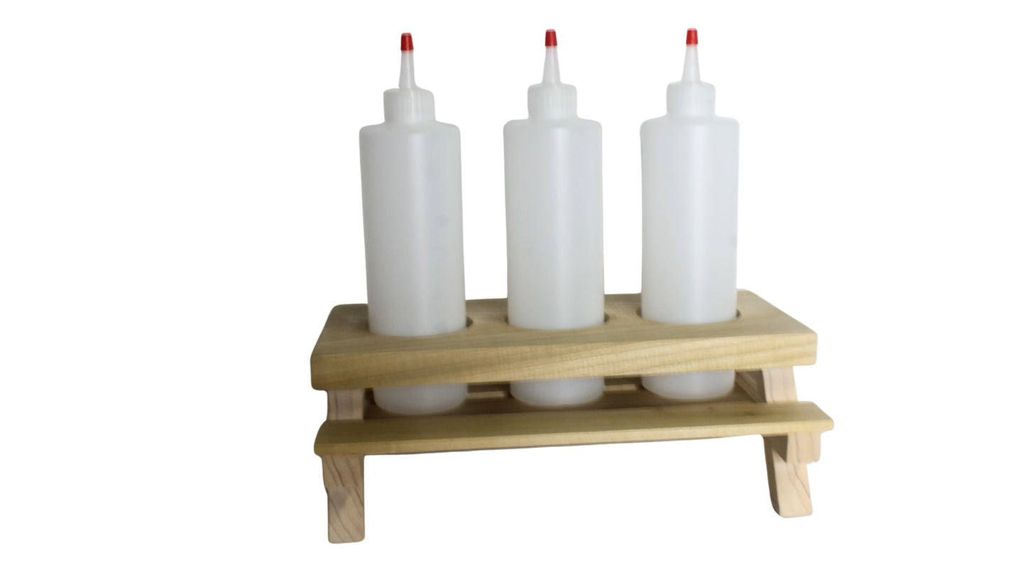 BBQ Condiment Holder Shaped Like a Picnic Table