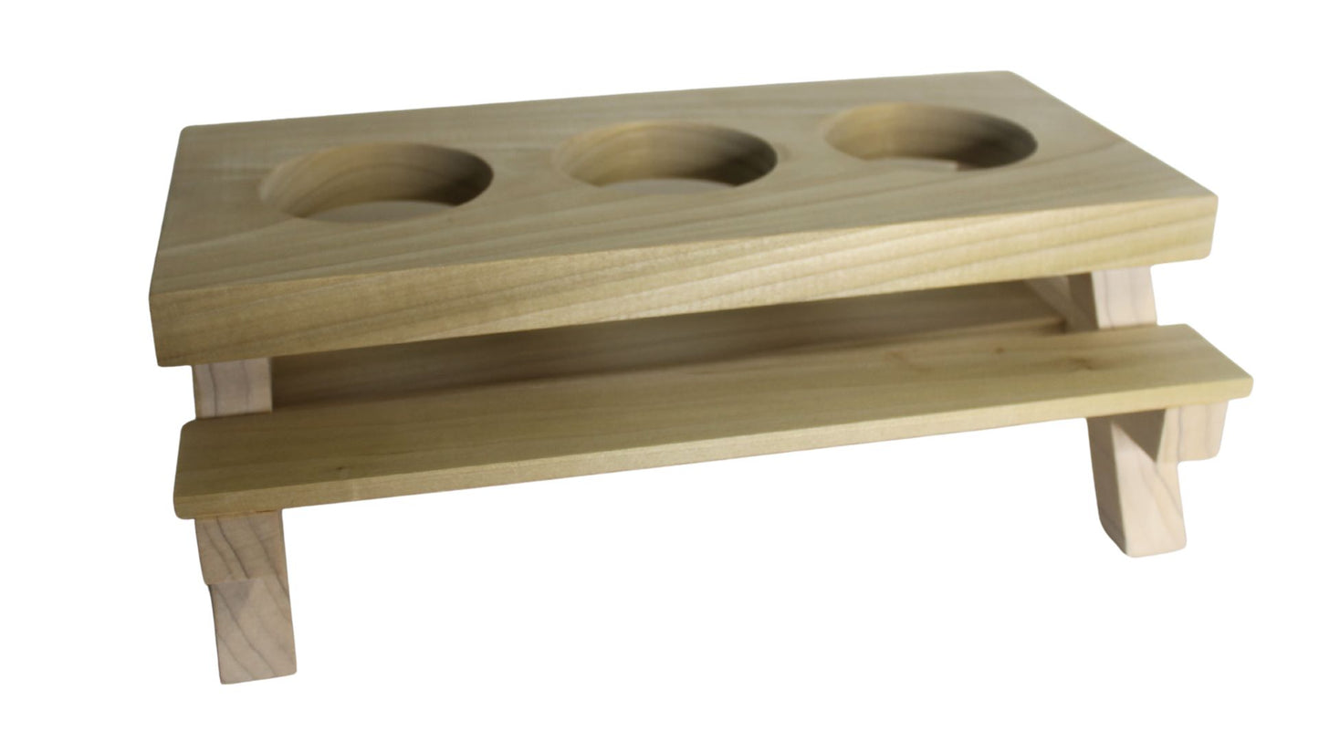 BBQ Condiment Holder Shaped Like a Picnic Table