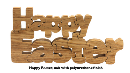 Happy Easter word puzzle