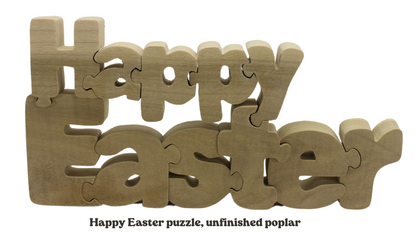 Happy Easter word puzzle