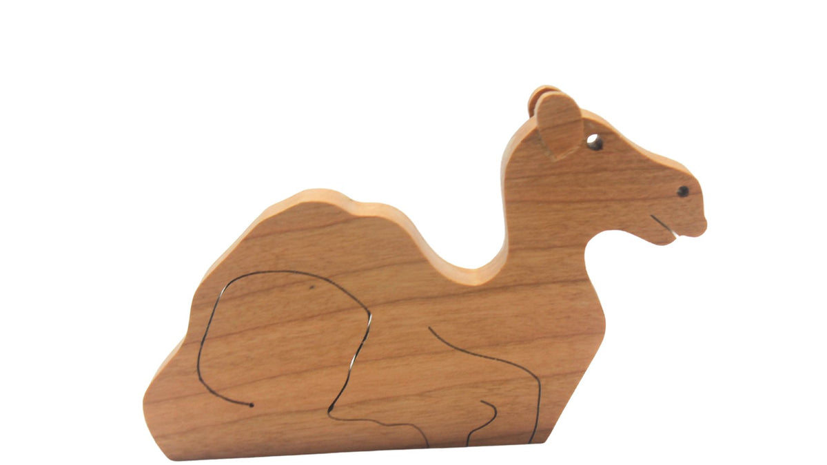 Nativity set with barn and figures. Mary, Joseph, baby Jesus in a manger. Includes angel, shepherds, three kings, sheep, camel, donkey, cow