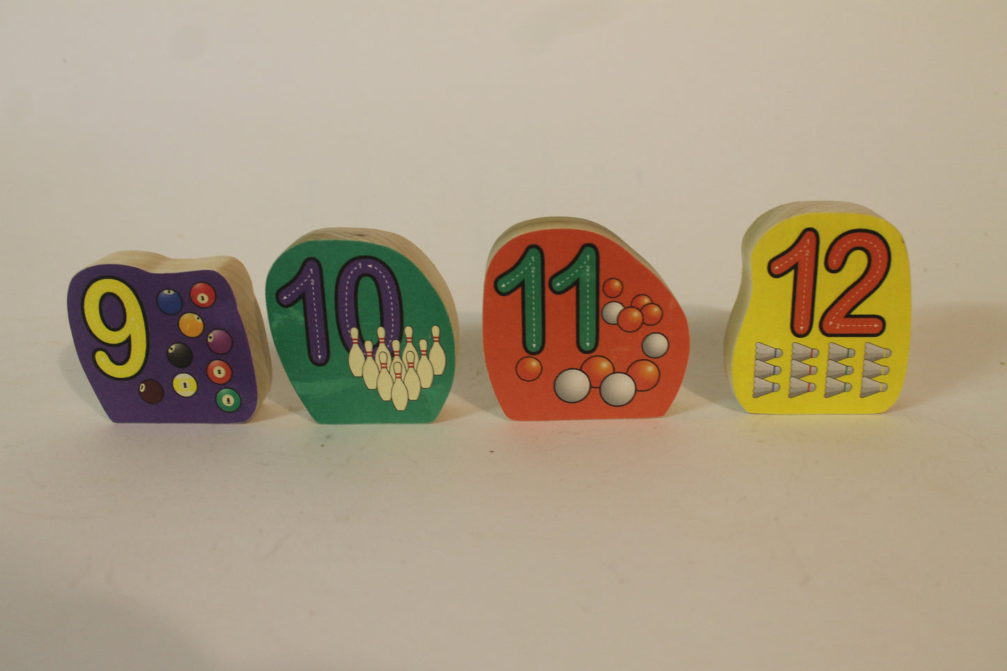 Child's set of blocks for learning numbers