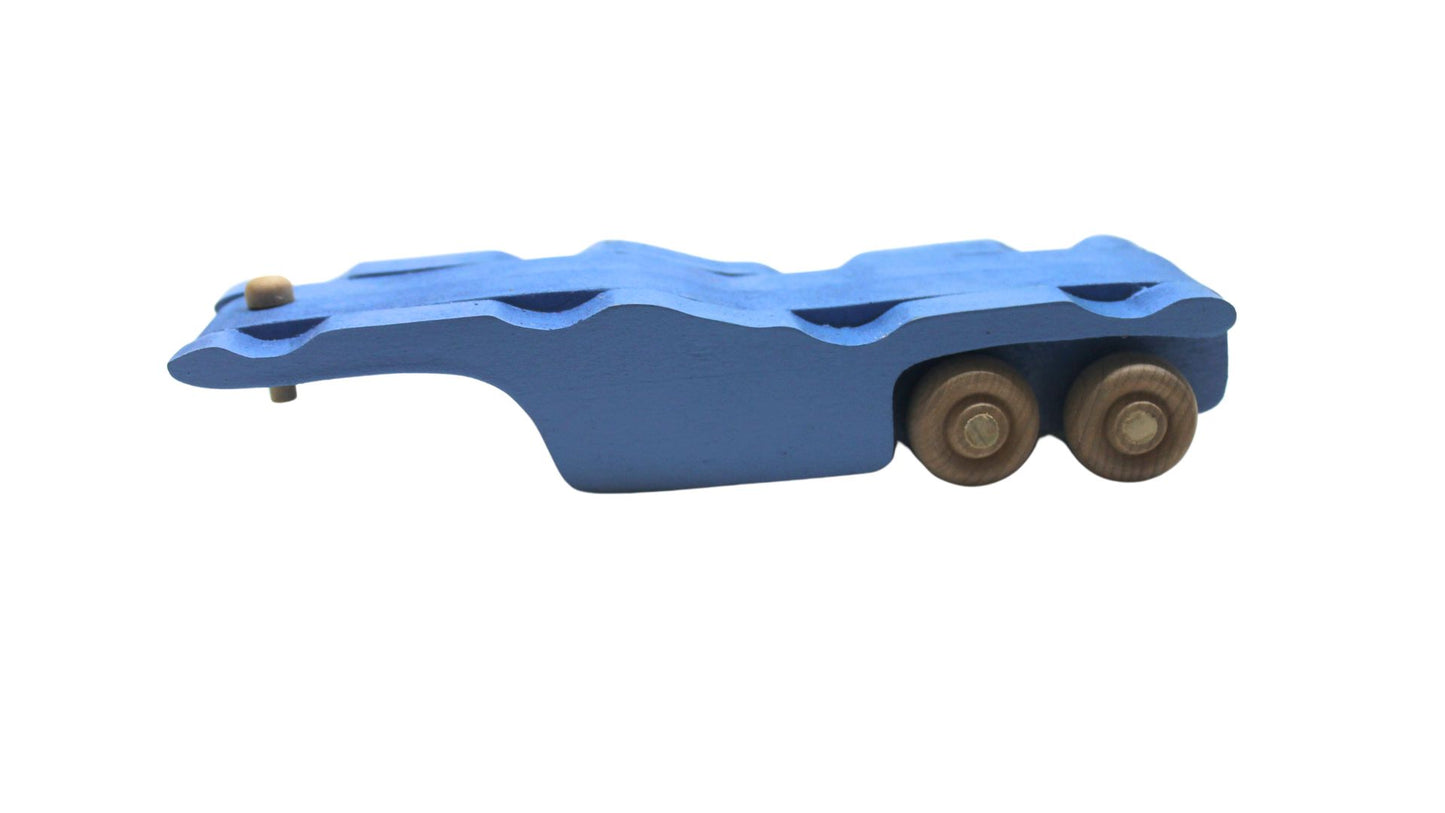Handcrafted Wooden VW Car Carrier Truck