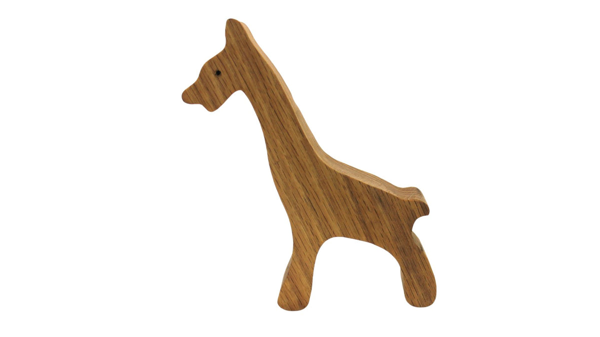 Wooden Toy Zoo Playset: Handcrafted Animals and Cages