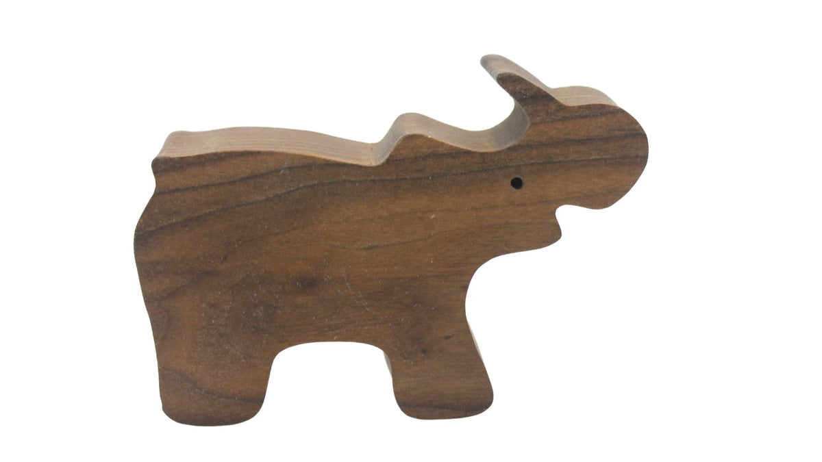 Wooden Toy Zoo Playset: Handcrafted Animals and Cages