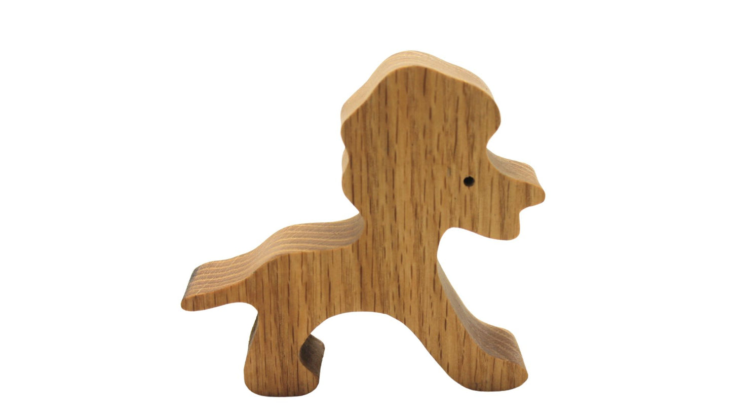 Wooden Toy Zoo Playset: Handcrafted Animals and Cages
