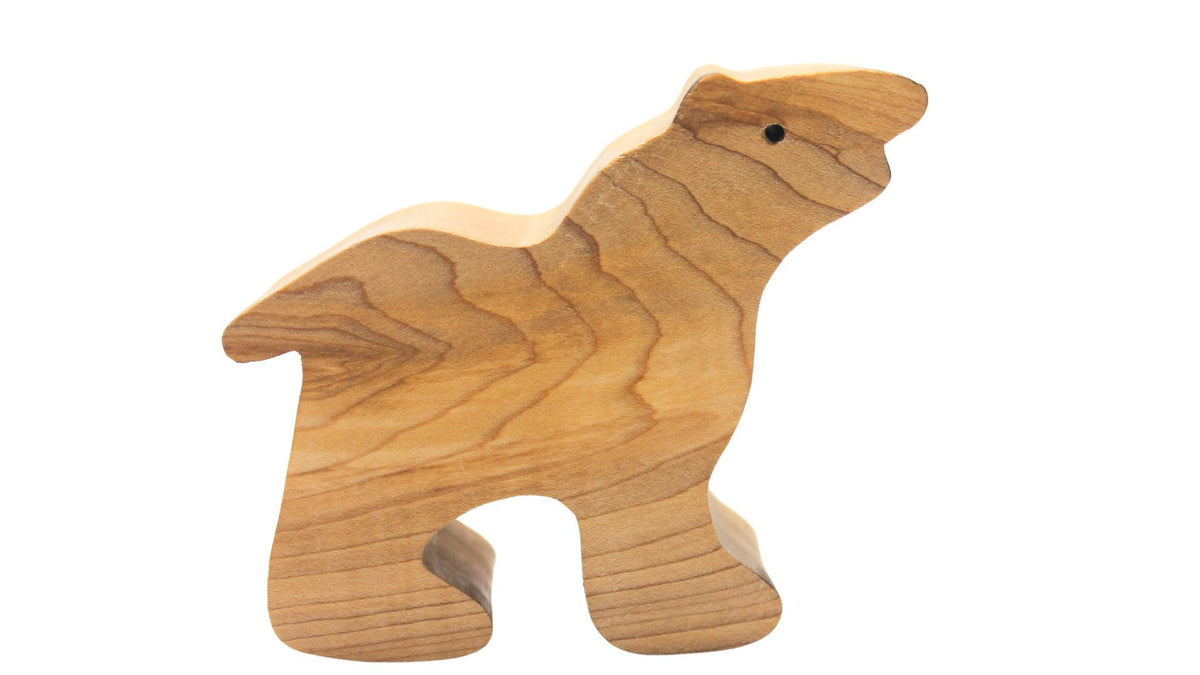 Wooden Toy Zoo Playset: Handcrafted Animals and Cages
