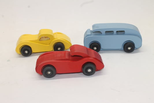 Washington State Ferry Boat Wooden Toy Model with 3 Cars