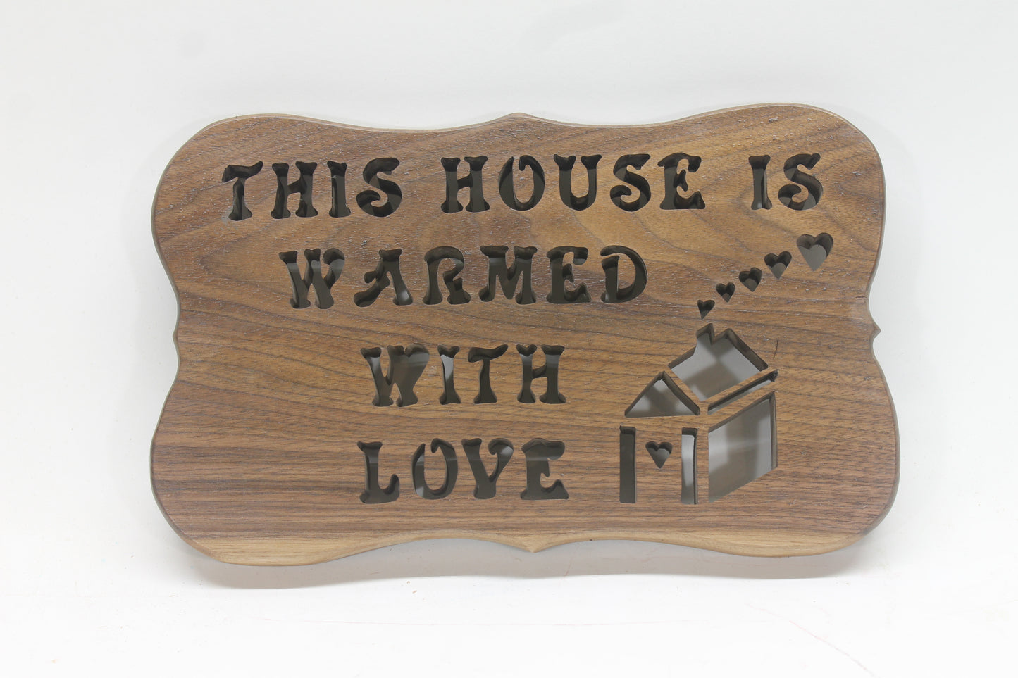 This House Is Warmed With Love wall hanging
