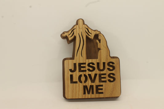 Jesus Love Me wall hanging