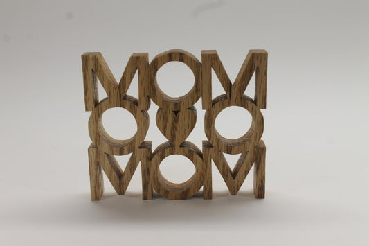 MOM square - MOM spelled across, down, and diagonally like a 3D crossword puzzle
