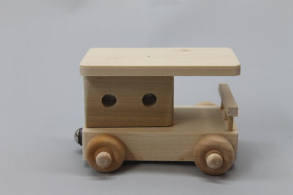 Personalized wooden child's name train